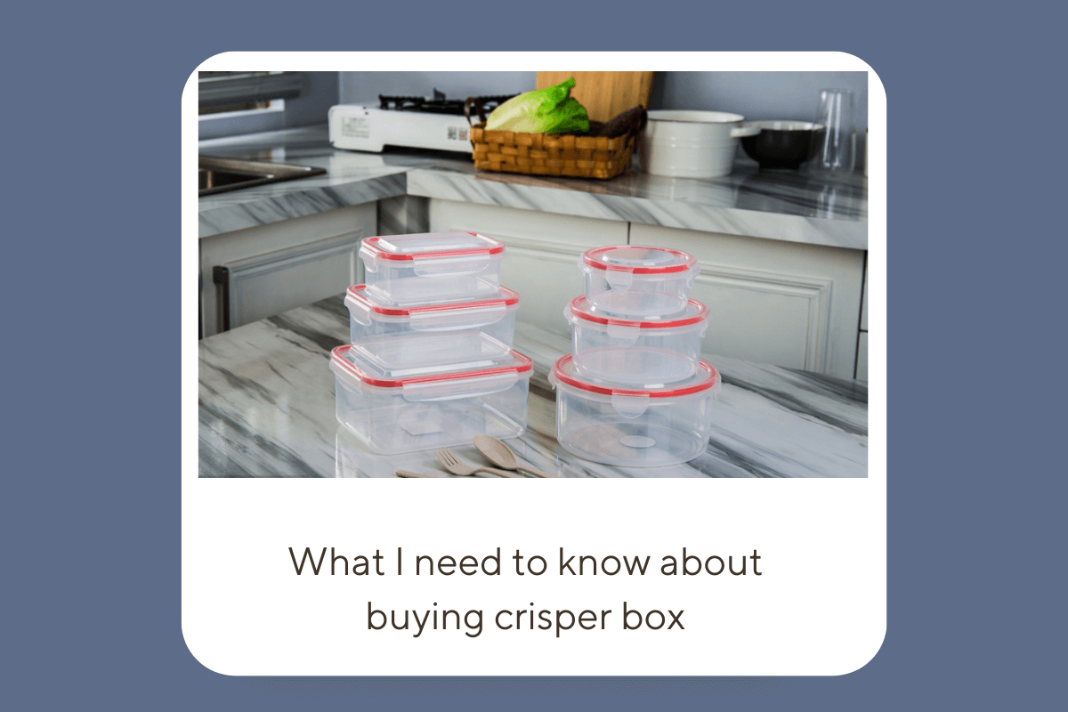 crisper box buying guide